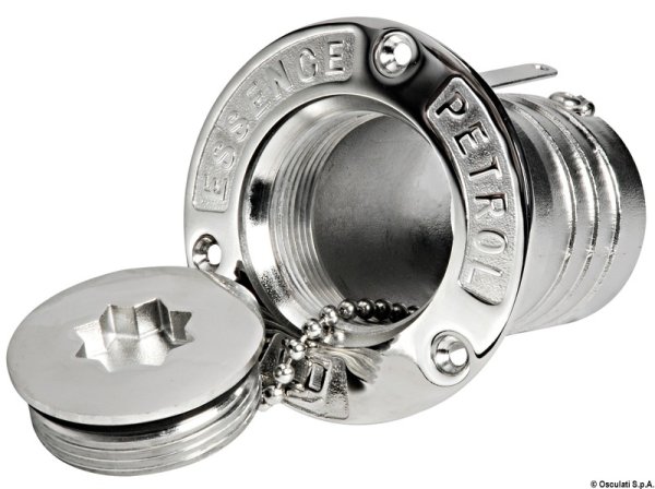 Tappo imbarco inox Fuel  50 mm - 20.461.04